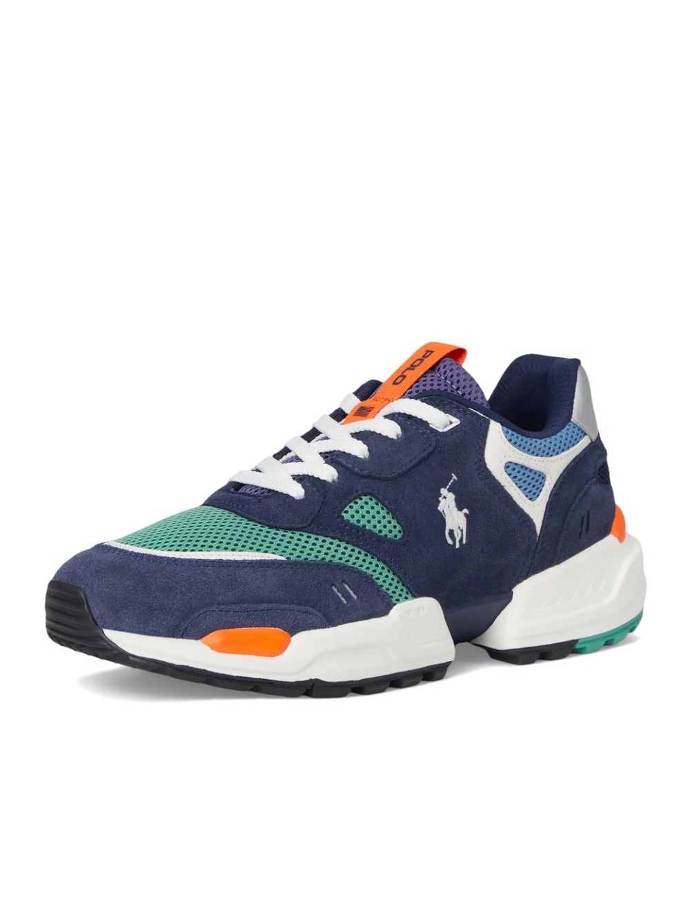 Polo Ralph Lauren Jogger Suede & Mesh Sneakers, Size 10, New in Box